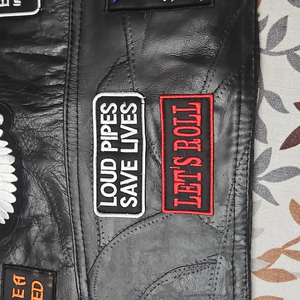 Diamond Supply Co. Black Leather Vest - Picture 12 of 16